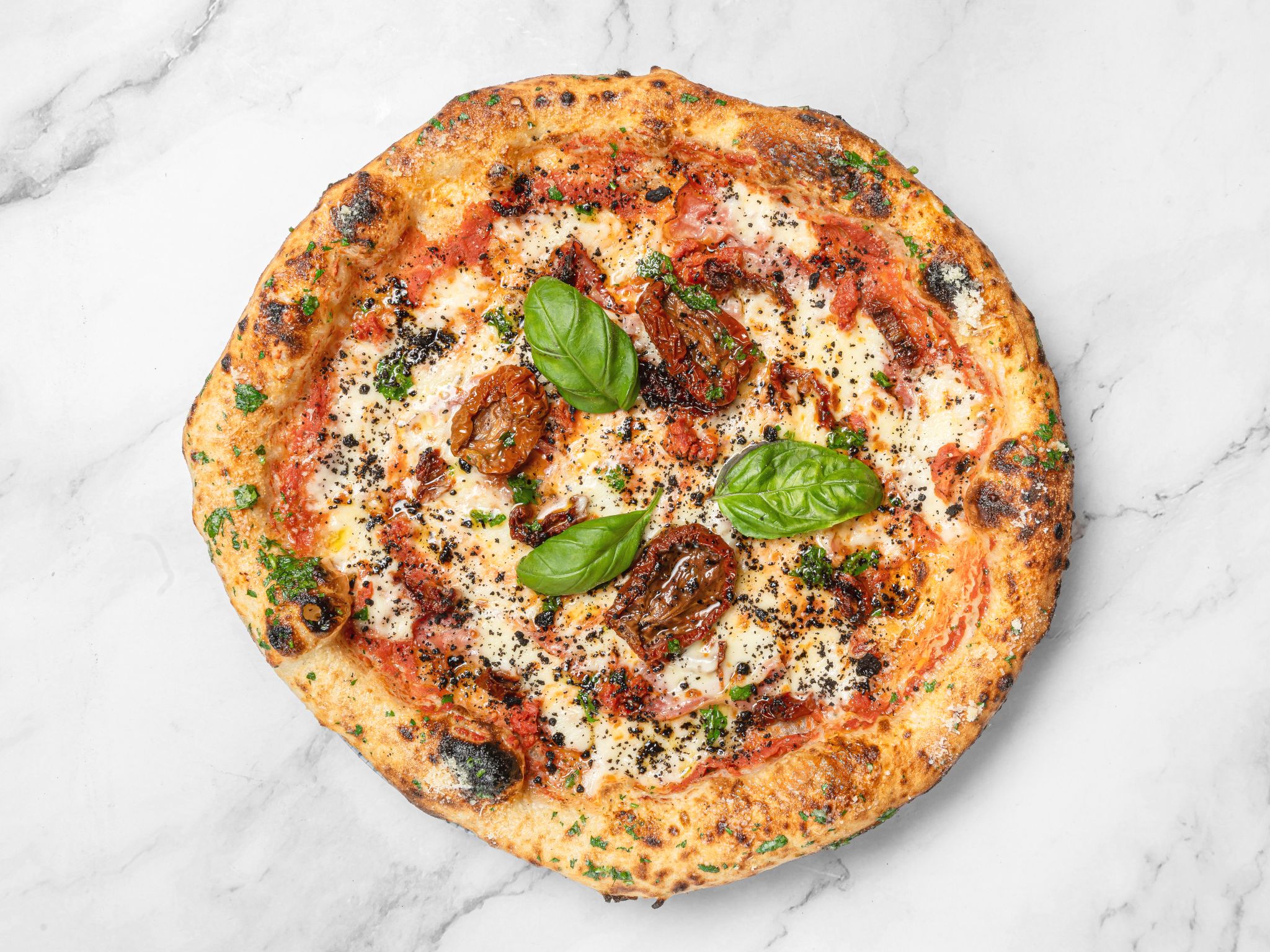 Basilikum Pizza Napoletana